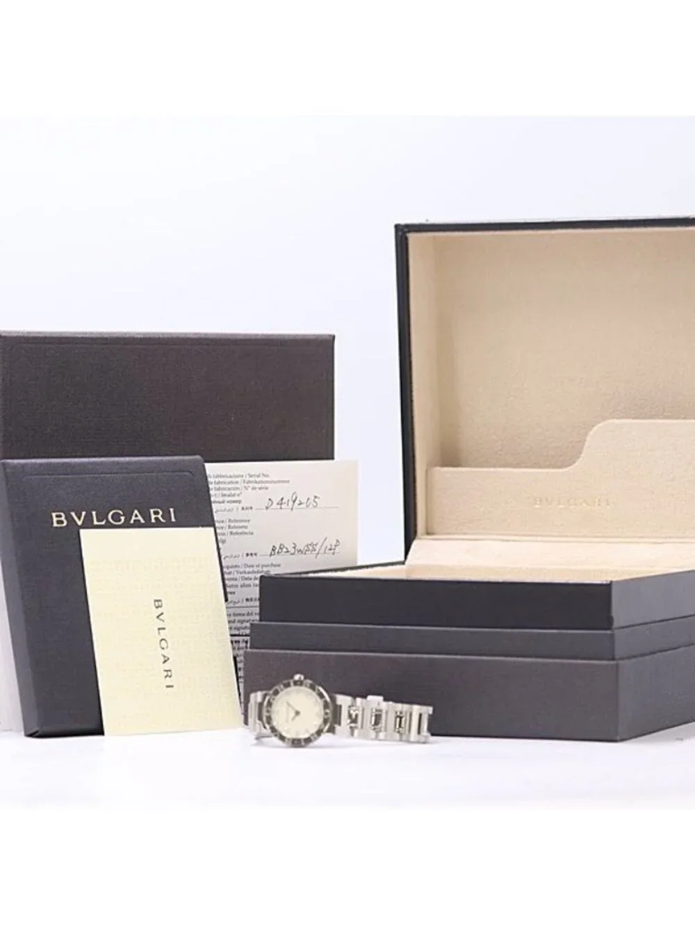 Bvlgari Quartz White Dial Watch